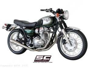 Conic Full System Exhaust by SC-Project Kawasaki / W800 / 2015