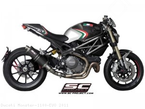 Oval R60 Exhaust by SC-Project Ducati / Monster 1100 EVO / 2011