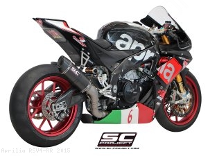 Race Oval Exhaust by SC-Project Aprilia / RSV4 RR / 2015