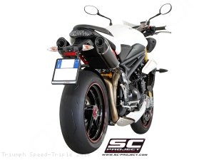 Conic High Mount Exhaust by SC-Project Triumph / Speed Triple / 2014