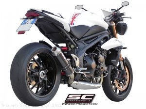 GP EVO Low Mount Exhaust by SC-Project Triumph / Speed Triple / 2012