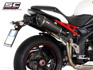 Conic High Mount Exhaust by SC-Project Triumph / Speed Triple / 2015