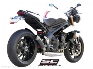 GP M2 Low Mount Exhaust by SC-Project Triumph / Speed Triple / 2011