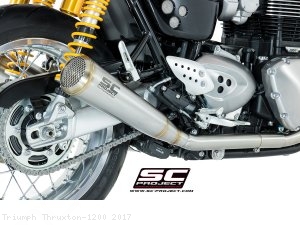 Conic "70s Style" Exhaust by SC-Project Triumph / Thruxton 1200 / 2017