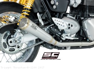 Conic "70s Style" Exhaust by SC-Project Triumph / Thruxton R 1200 / 2017