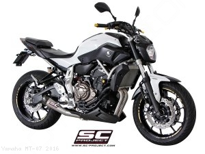 Conic Exhaust by SC-Project Yamaha / MT-07 / 2016