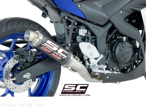 GP-M2 Exhaust by SC-Project Yamaha / YZF-R3 / 2018