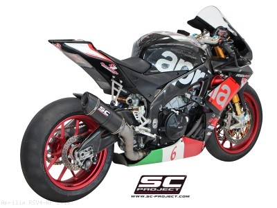 Race Oval Exhaust by SC-Project Aprilia / RSV4 RF / 2016