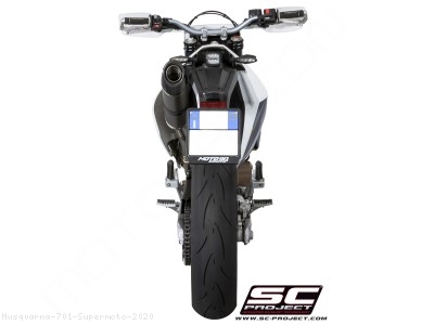 Oval Exhaust by SC-Project Husqvarna / 701 Supermoto / 2020