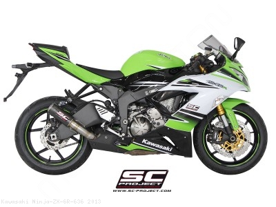 CR-T Exhaust by SC-Project Kawasaki / Ninja ZX-6R 636 / 2013