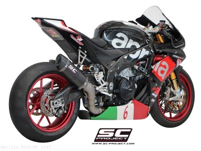 Race Oval Exhaust by SC-Project Aprilia / RSV4 RF / 2015